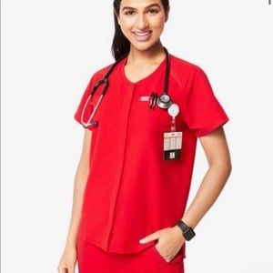 Figs clothing tela top